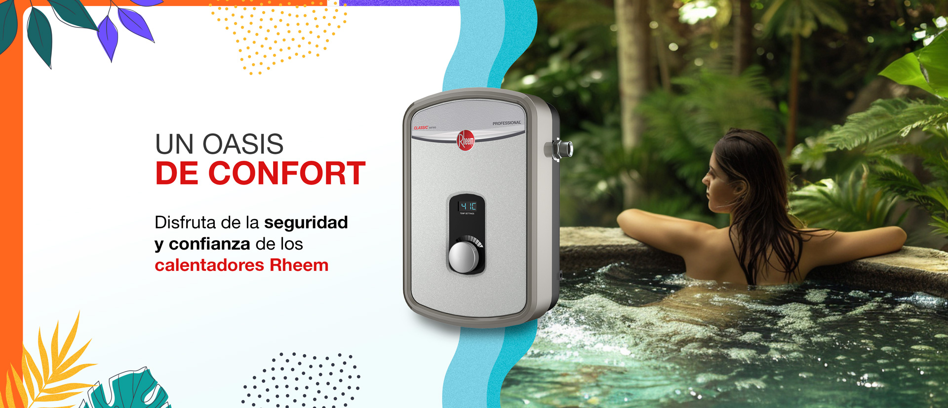 Calentadores de Agua Rheem Ahorro y Confort